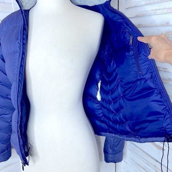 PATAGONIA l Purple Puffer Goose Down Ski Winter Jacket with Bag XS - Picture 10 of 16